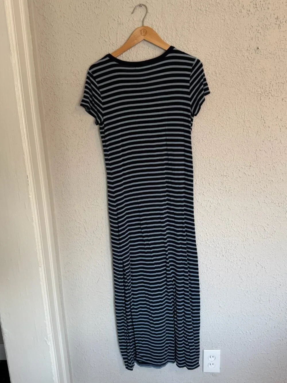 Blue Striped Michael Kors Midi Dress